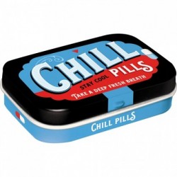 Cutie metalica cu bomboane - Chill Pills